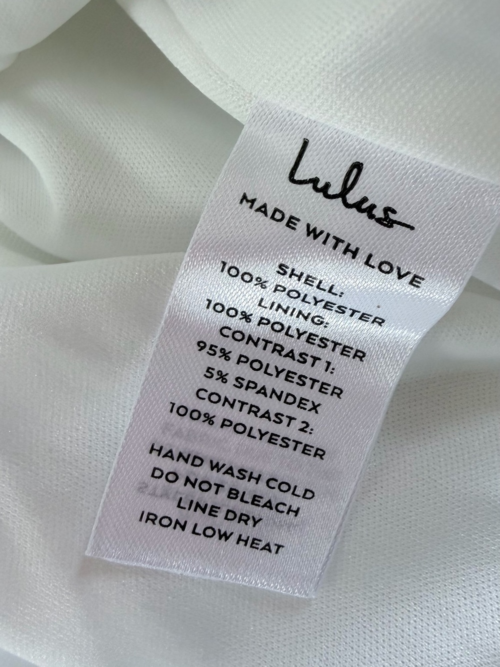 NWT Lulus White Sequin Tie-Shoulder Sweetheart Mini Dress Medium - Picture 12 of 12